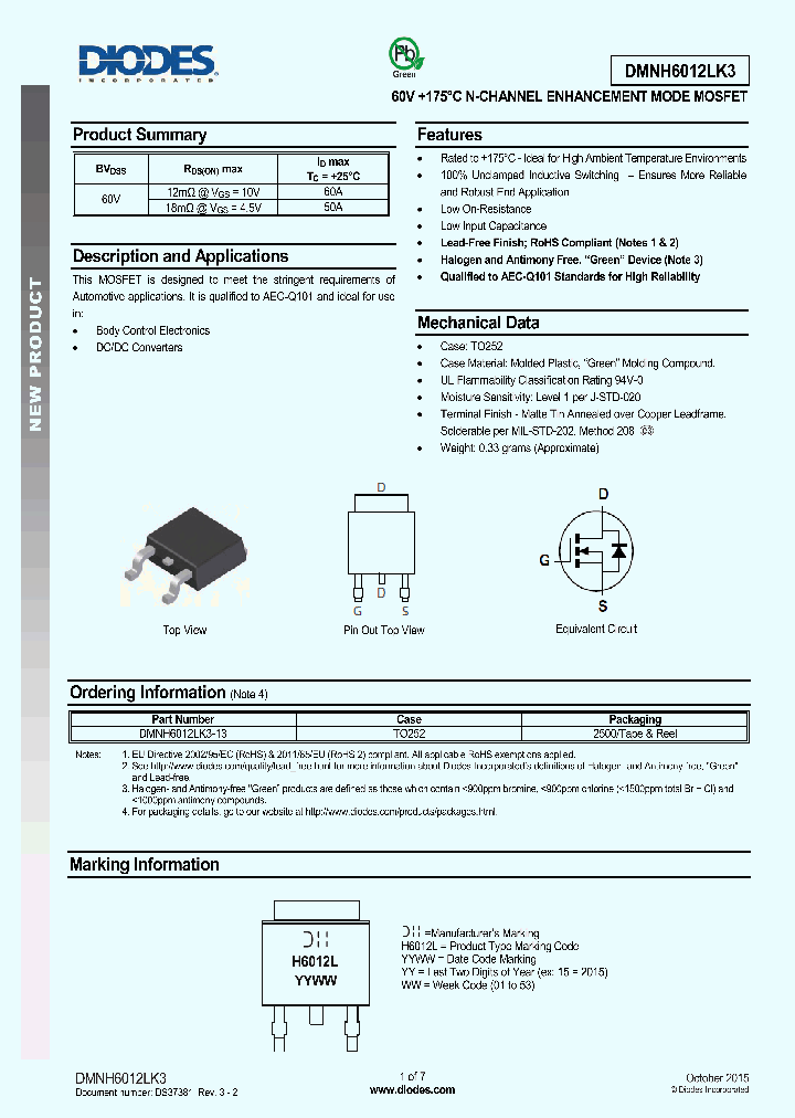 DMNH6012LK3_9042569.PDF Datasheet