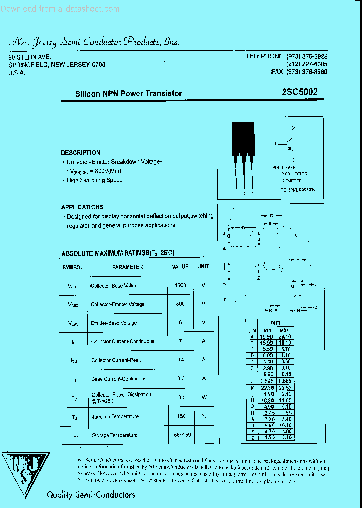 2SC5002_9042899.PDF Datasheet