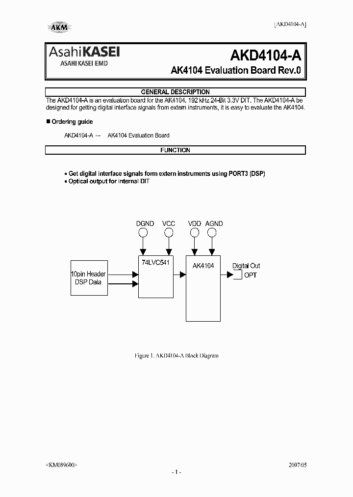 AK4104_9043336.PDF Datasheet