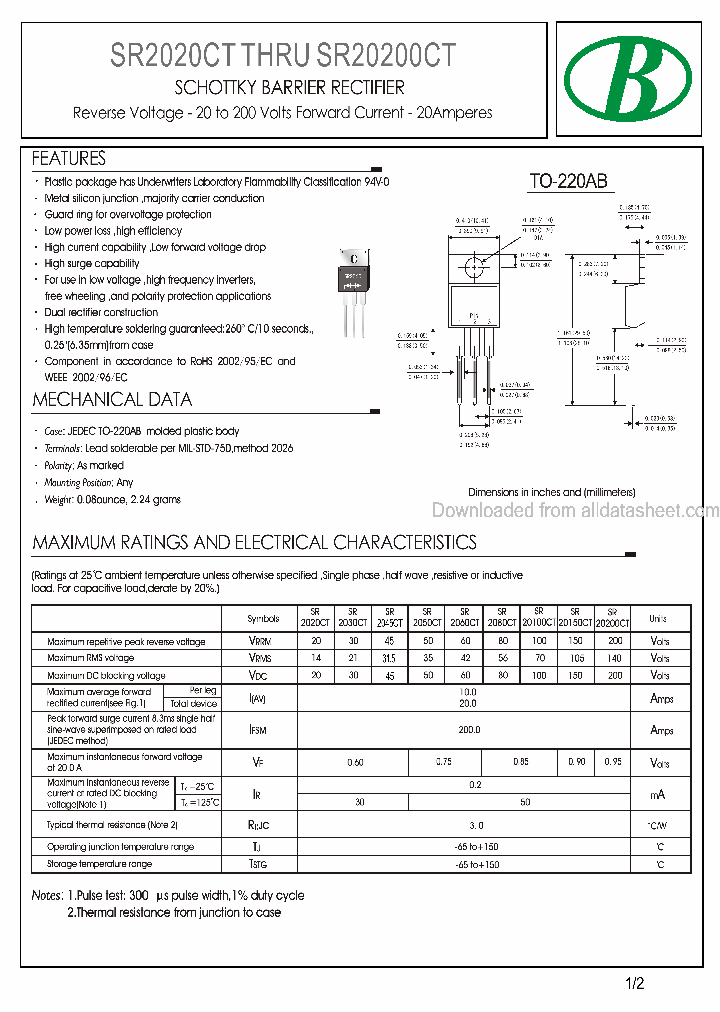 SR20200CT20ATO-220AB_9046962.PDF Datasheet