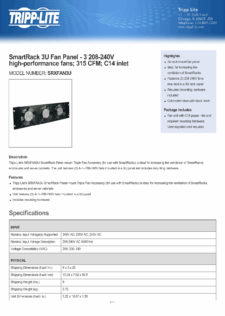 SRXFAN3U_9047568.PDF Datasheet