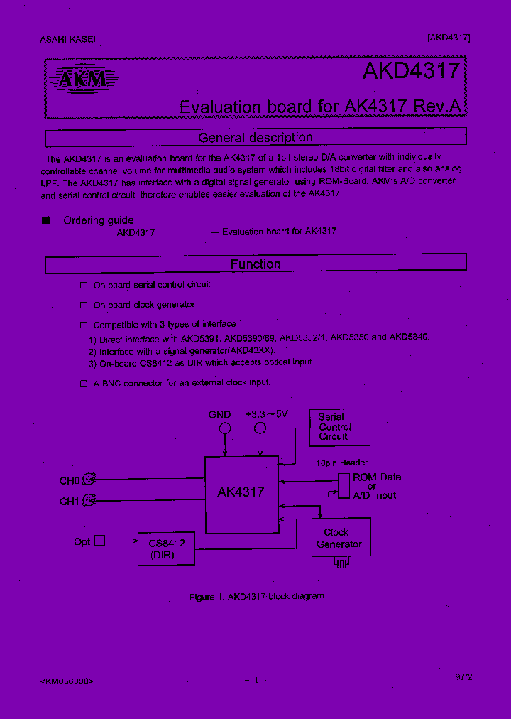 AKD4317_9049047.PDF Datasheet Download