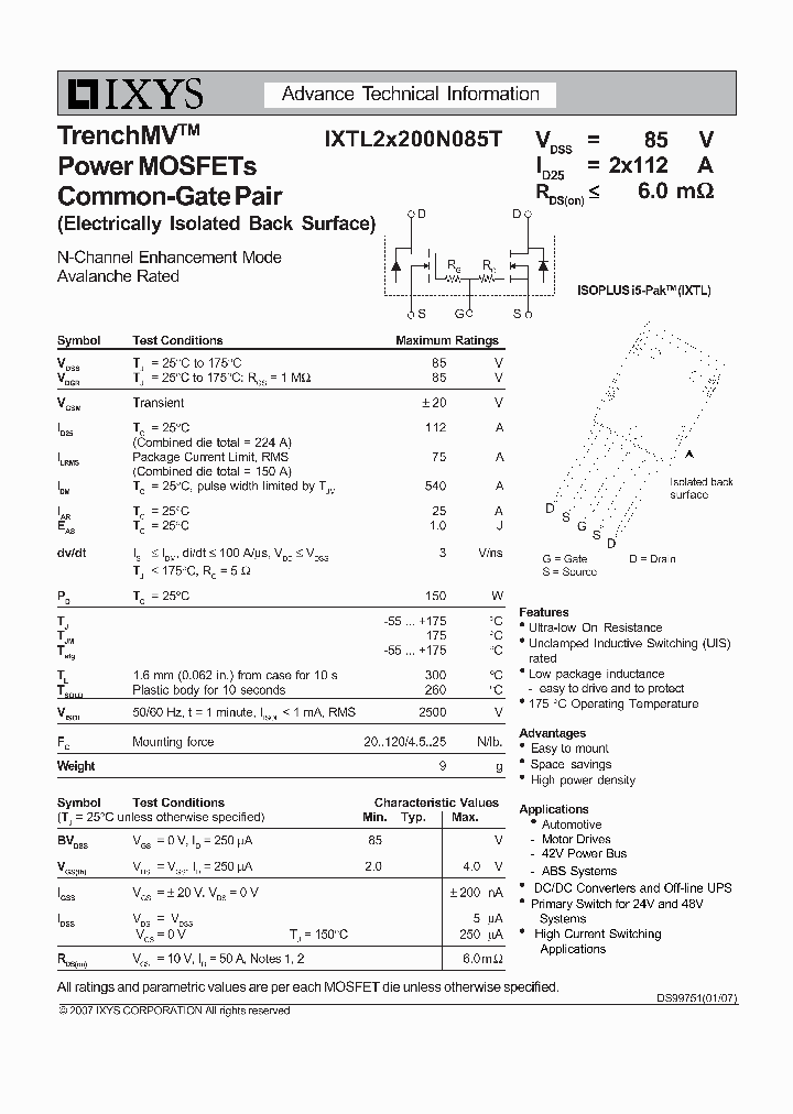 IXTL2X200N085T_9050176.PDF Datasheet