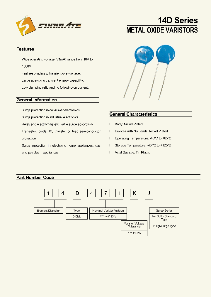 14D101K_9050727.PDF Datasheet Download