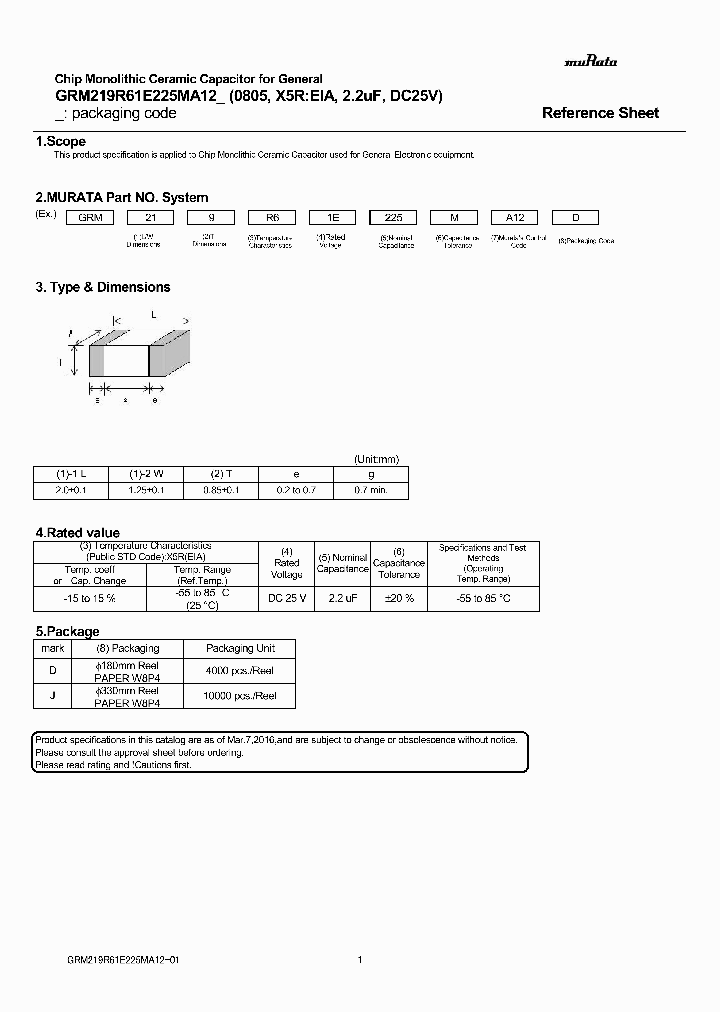 GRM219R61E225MA12_9052931.PDF Datasheet