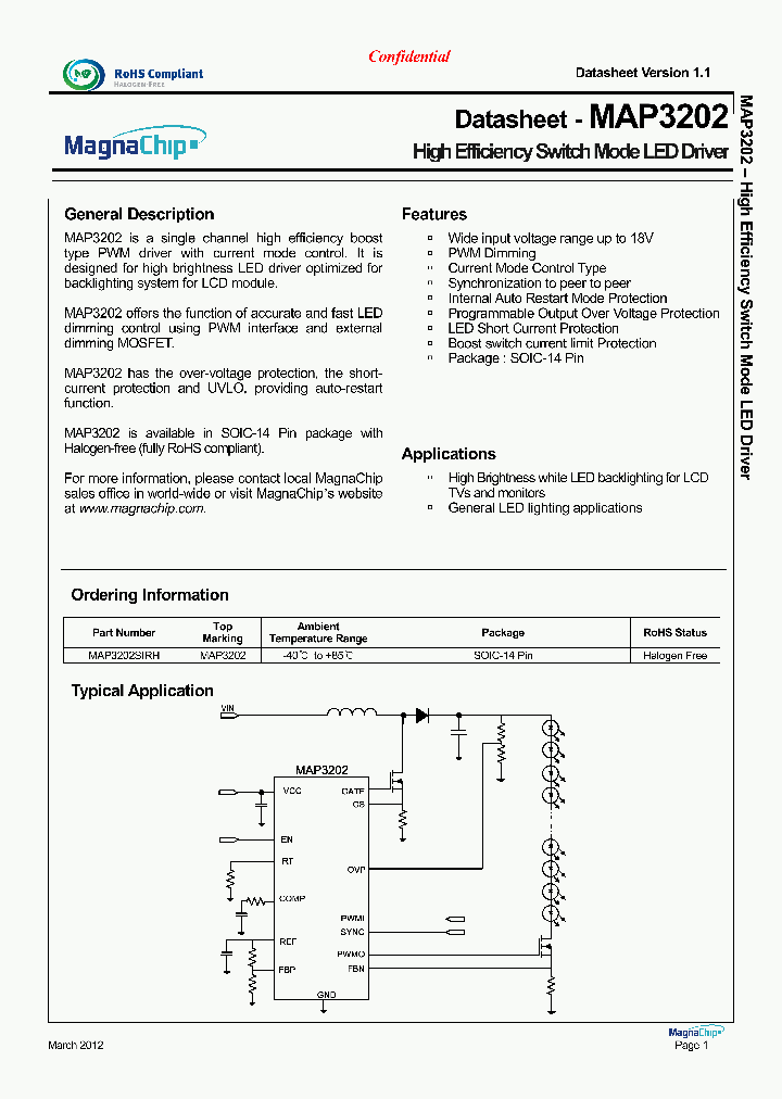 MAP3202_9056270.PDF Datasheet Download --- IC-ON-LINE