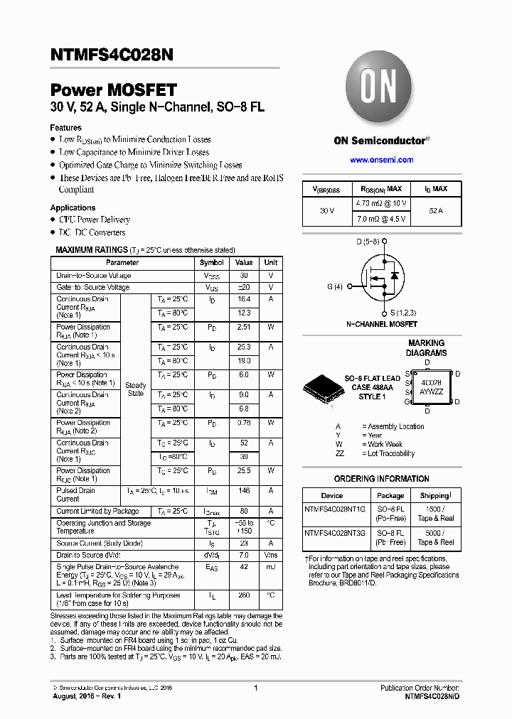 NTMFS4C028NT3G_9058198.PDF Datasheet
