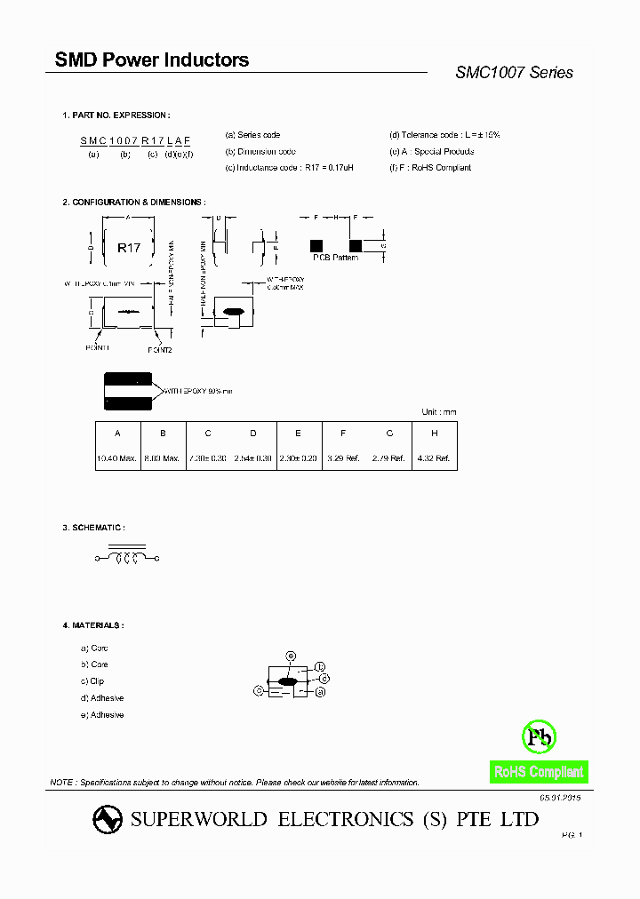 SMC1007R17LAF_9059030.PDF Datasheet