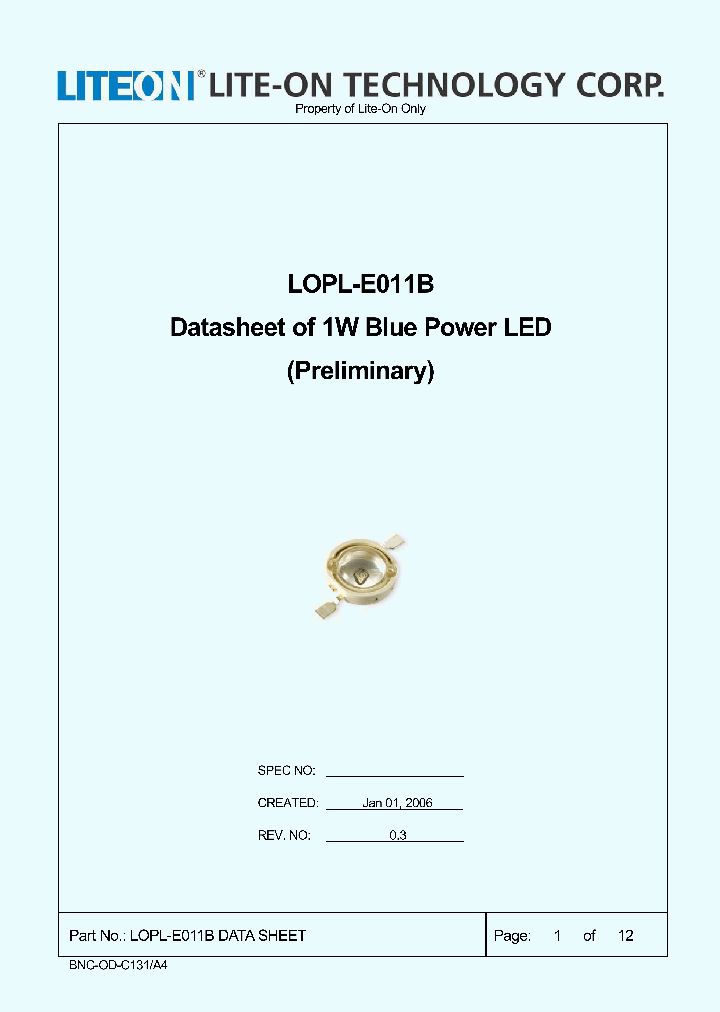 LOPL-E011B_9060532.PDF Datasheet