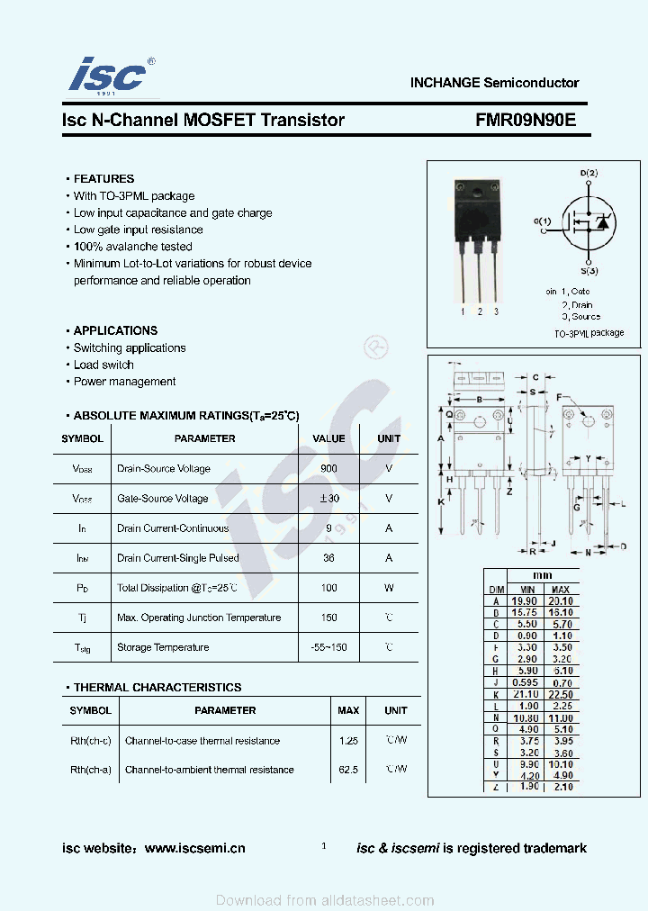 FMR09N90E_9060579.PDF Datasheet