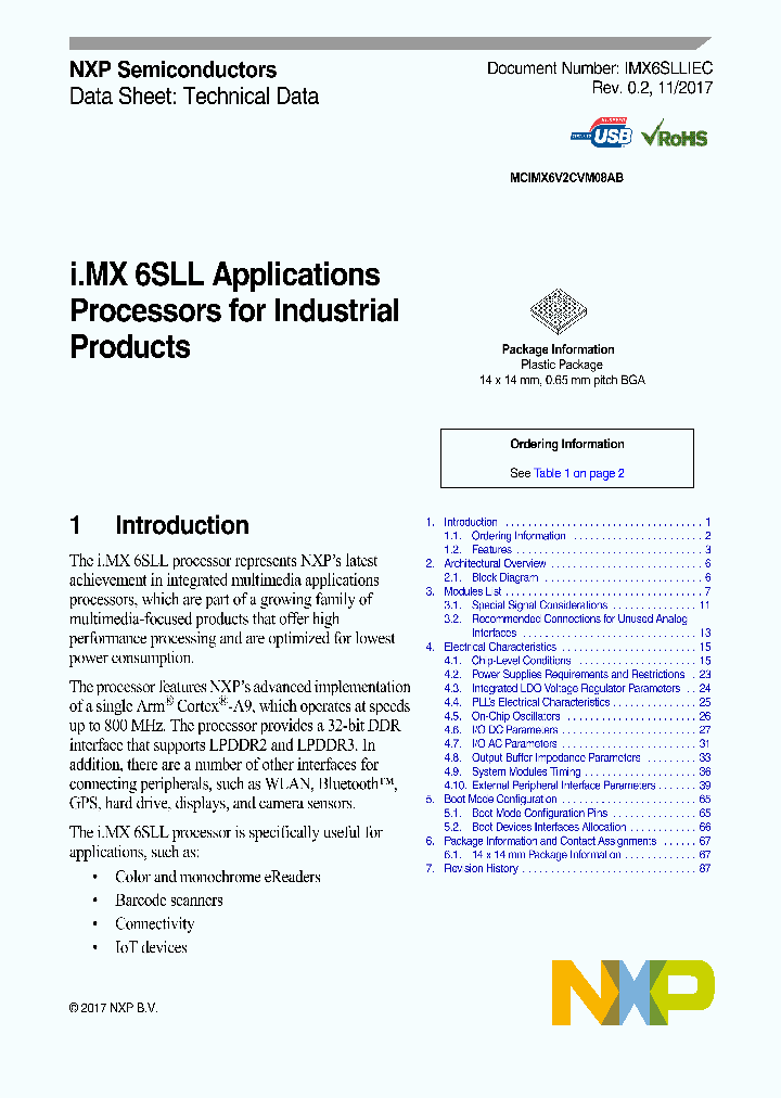 IMX6SLLIEC_9061299.PDF Datasheet
