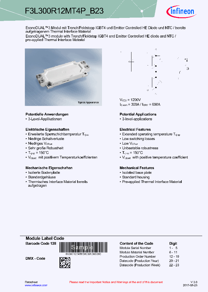 F3L300R12MT4P-B23_9062196.PDF Datasheet