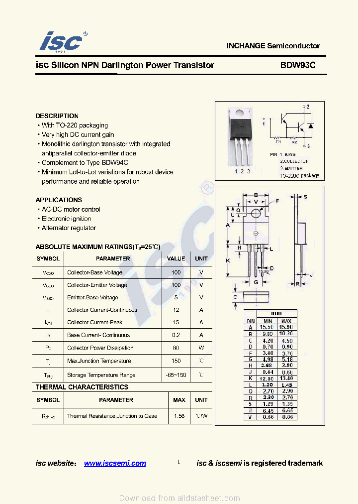 BDW93C_9062851.PDF Datasheet