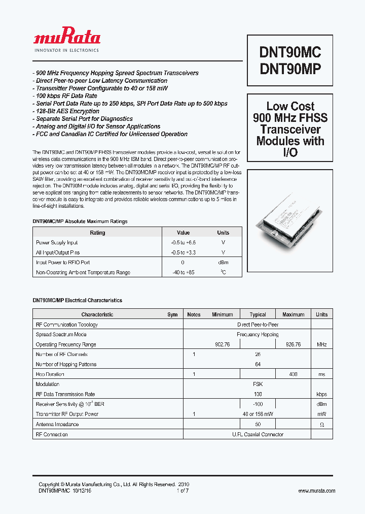 DNT90MC_9062987.PDF Datasheet