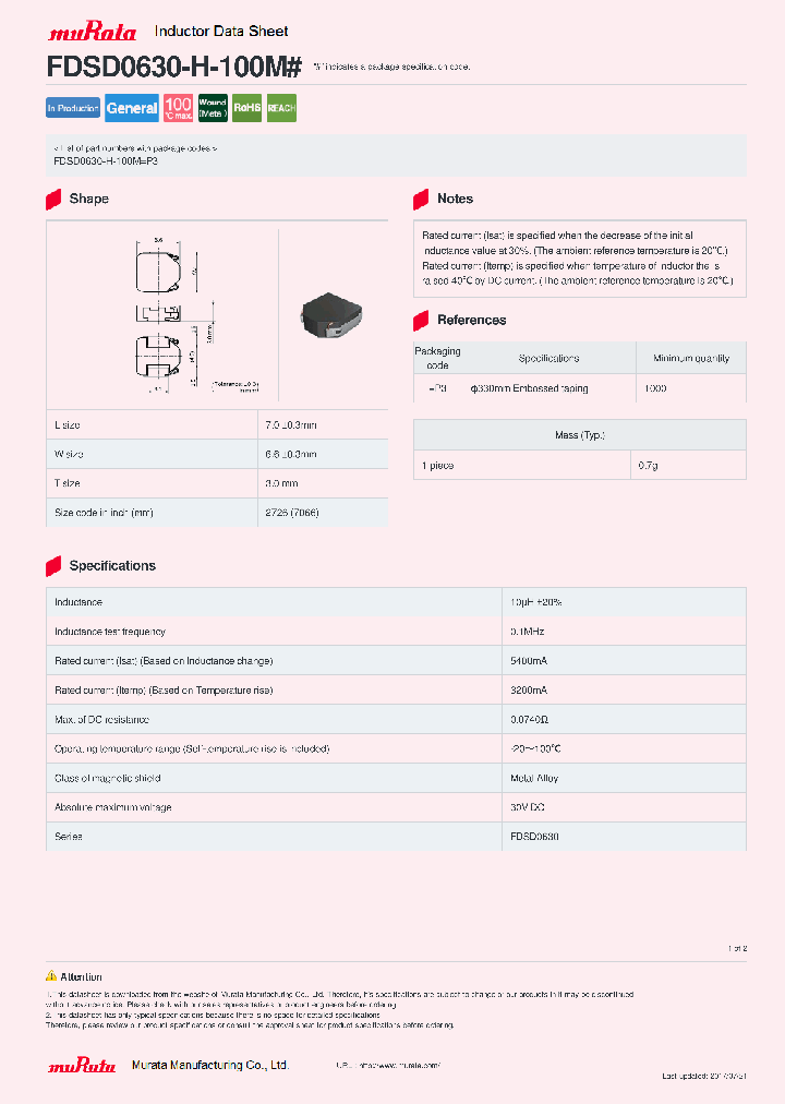 FDSD0630-H-100M_9064278.PDF Datasheet