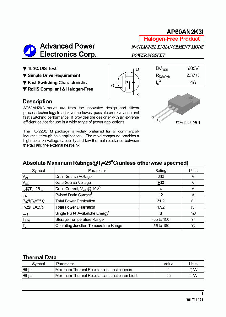 AP60AN2K3I_9065408.PDF Datasheet