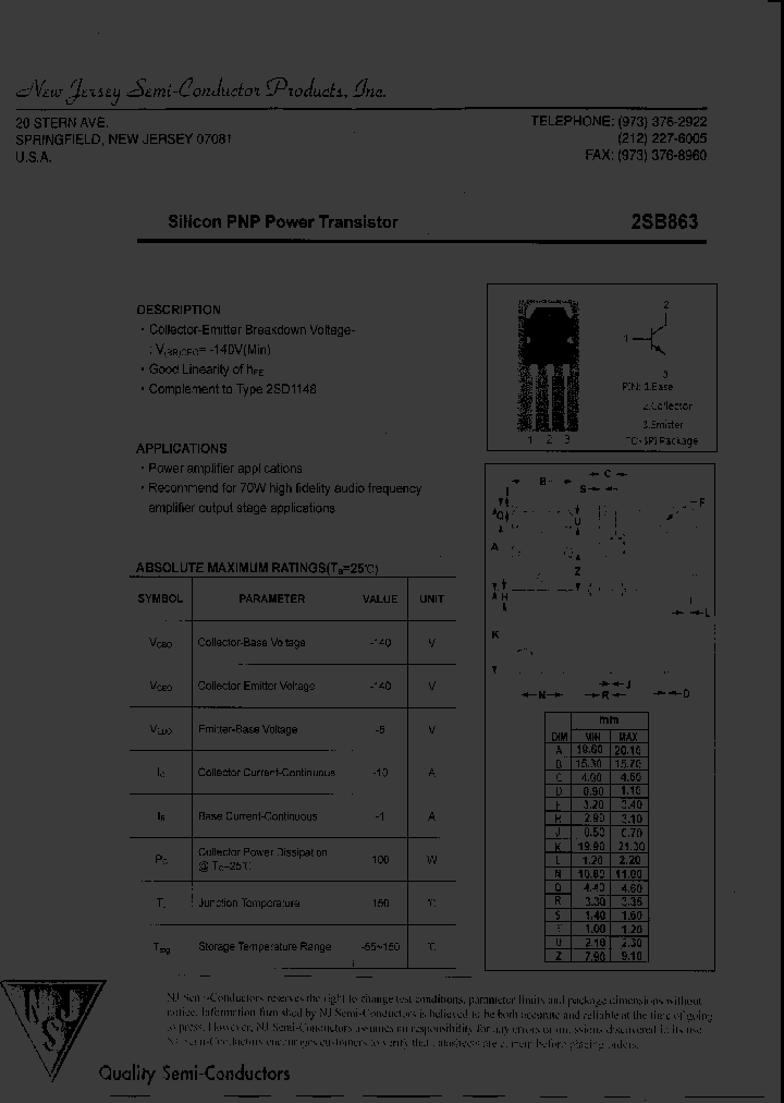 2SB863_9066479.PDF Datasheet
