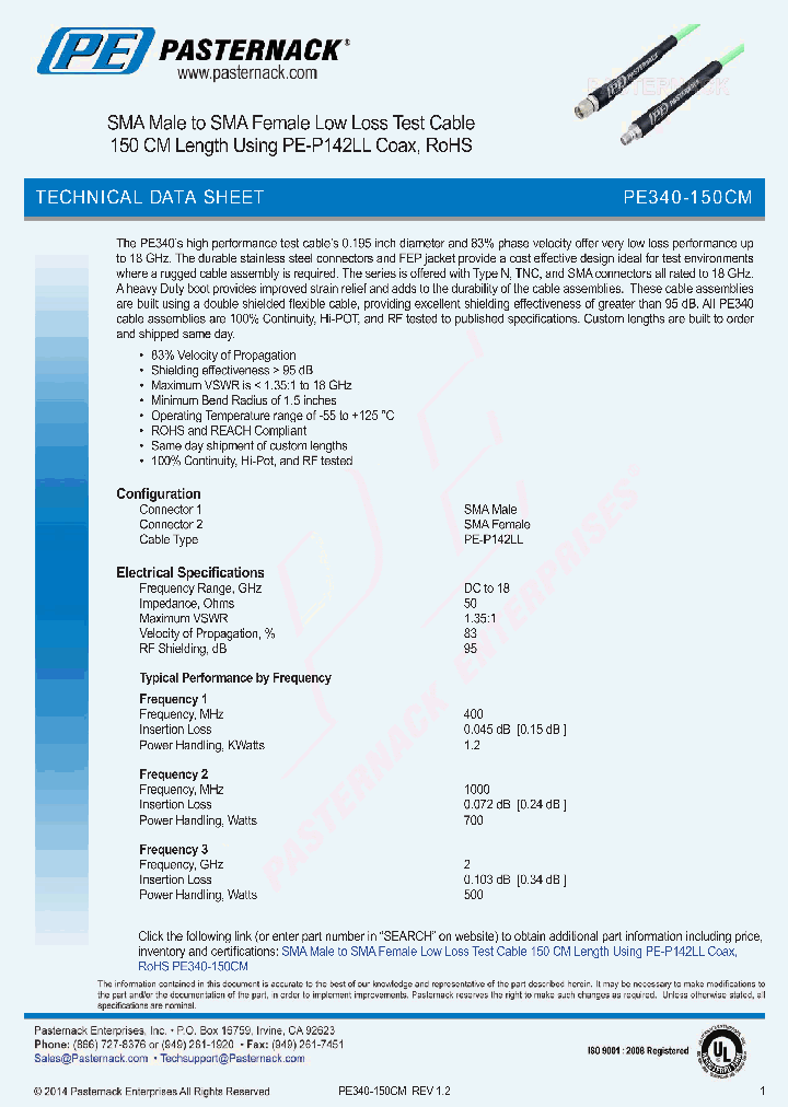 PE340-150CM_9070274.PDF Datasheet