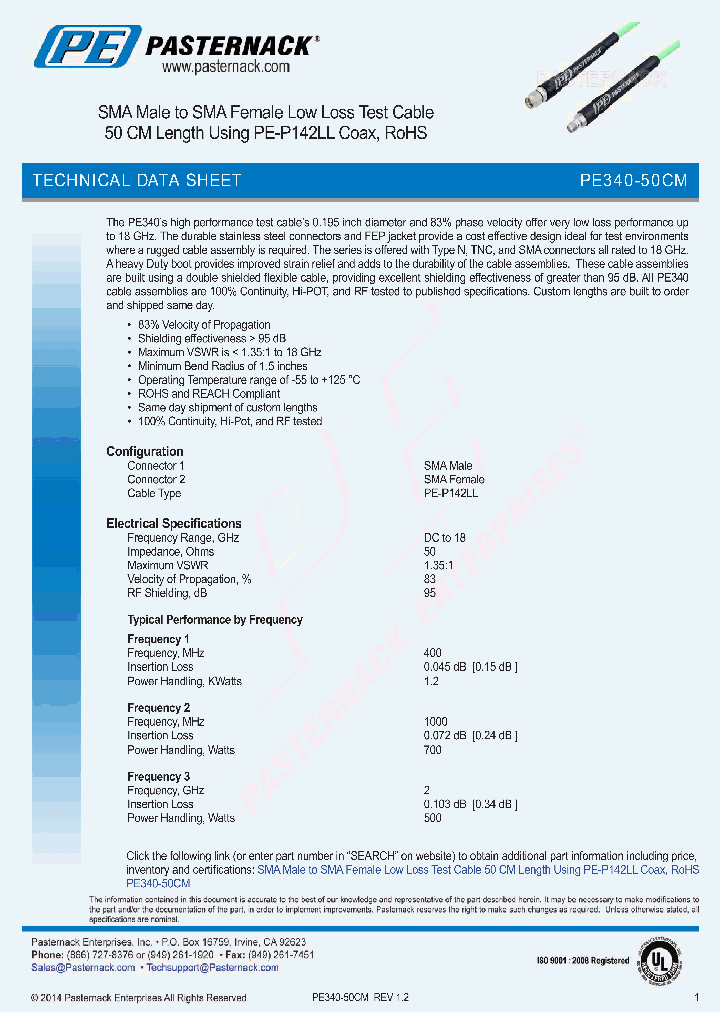 PE340-50CM_9070279.PDF Datasheet