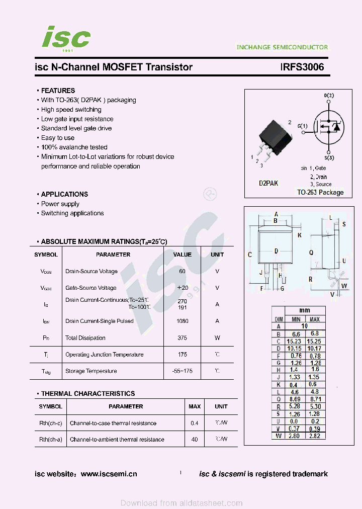 IRFS3006_9070372.PDF Datasheet