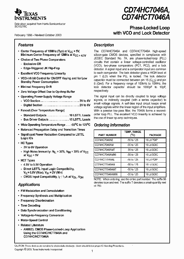 CD74HCT7046AM96E4_9071879.PDF Datasheet