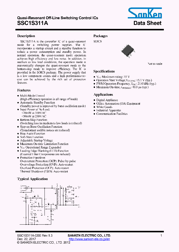 SSC1S311A_9077047.PDF Datasheet Download --- IC-ON-LINE