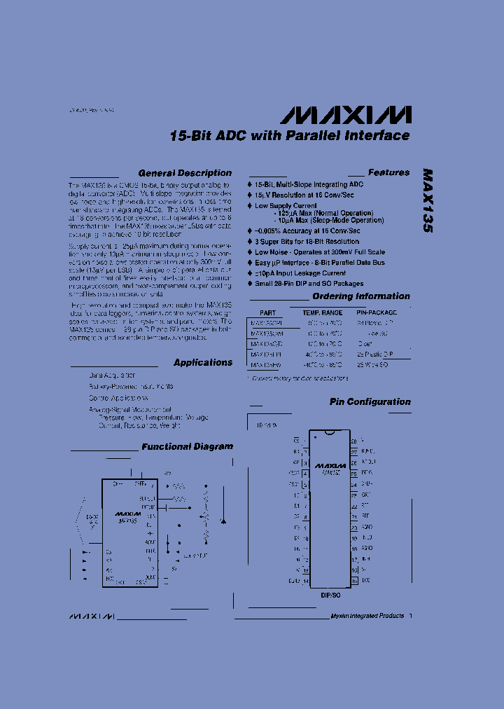 MAX135EPI_9077074.PDF Datasheet