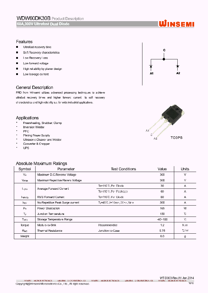 WDW60DK30B_9077718.PDF Datasheet