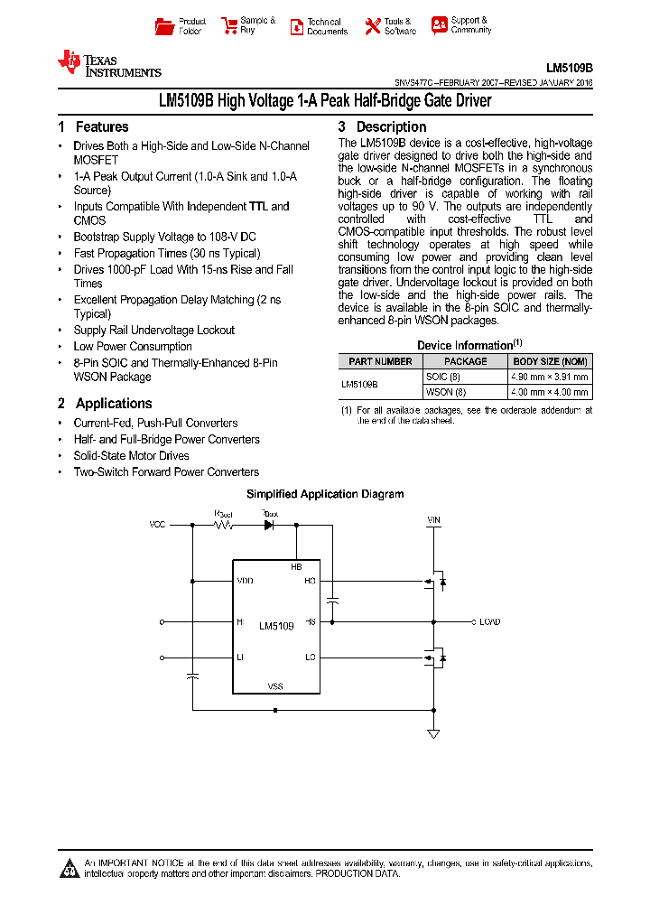 LM5109BSDNOPB_9079984.PDF Datasheet