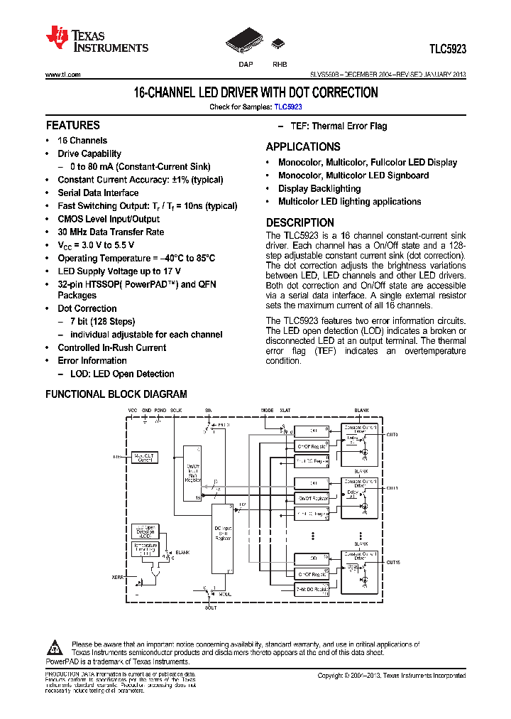 TLC5923DAP_9081402.PDF Datasheet