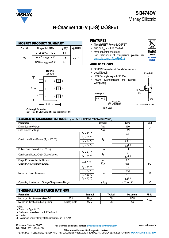 SI3474DV_9082358.PDF Datasheet