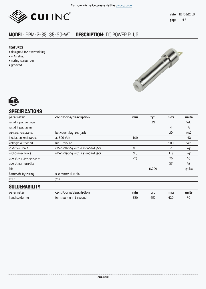 PPM-2-35135-SG-WT_9082856.PDF Datasheet