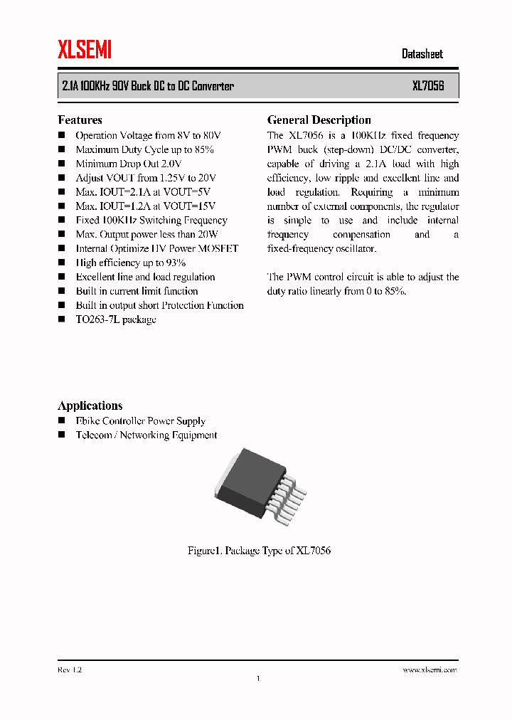 XL7056_9084386.PDF Datasheet Download --- IC-ON-LINE