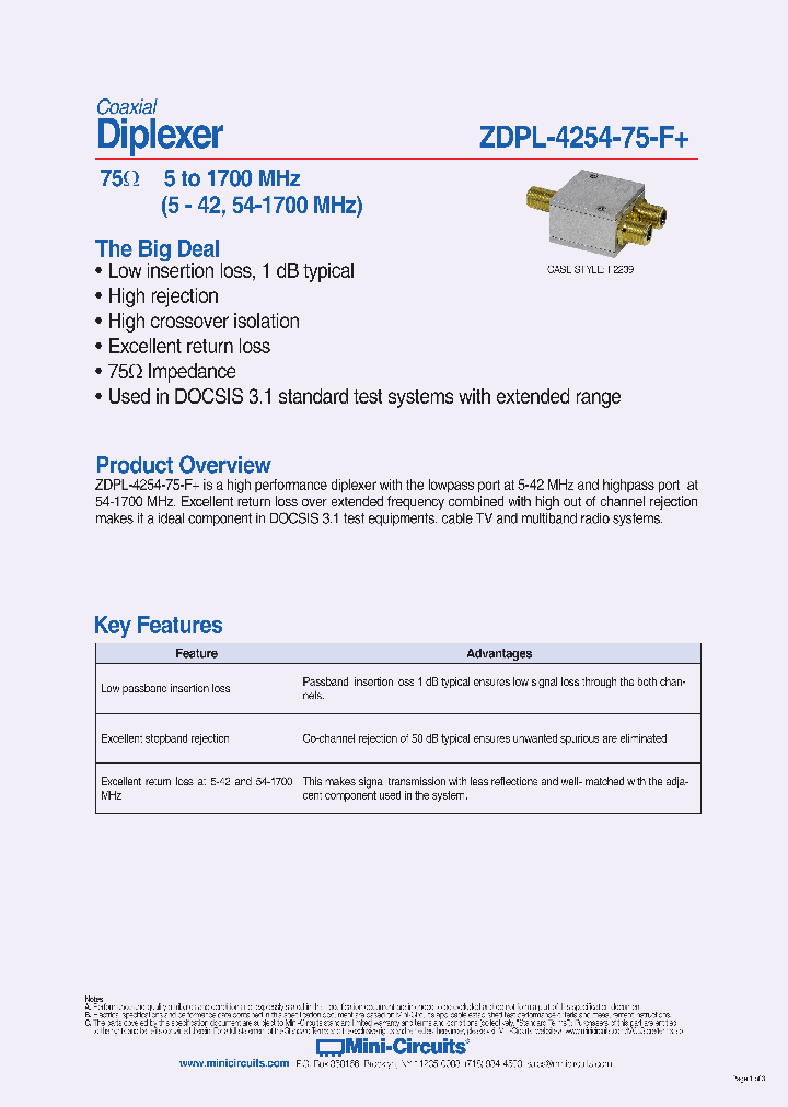 ZDPL-4254-75-F_9084878.PDF Datasheet