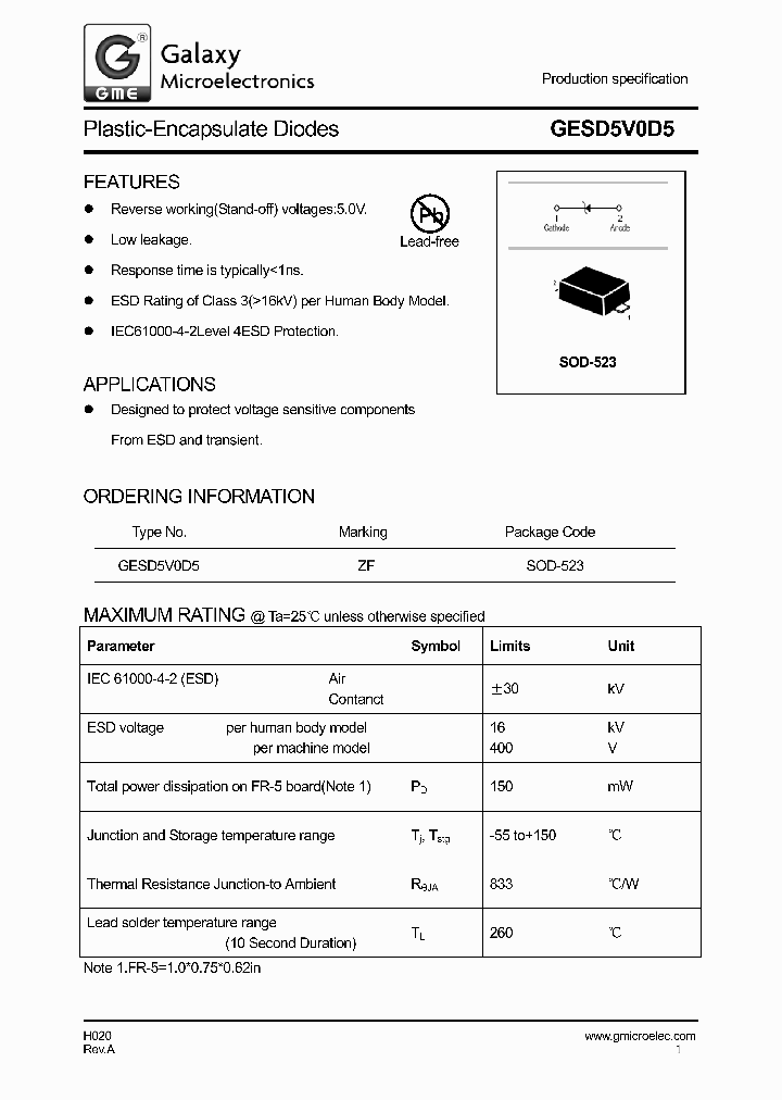 GESD5V0D5_9086377.PDF Datasheet