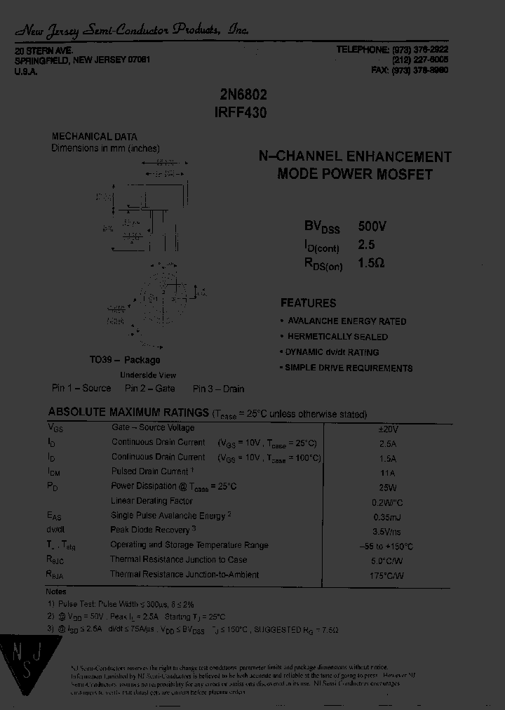 IRFF430_9087196.PDF Datasheet