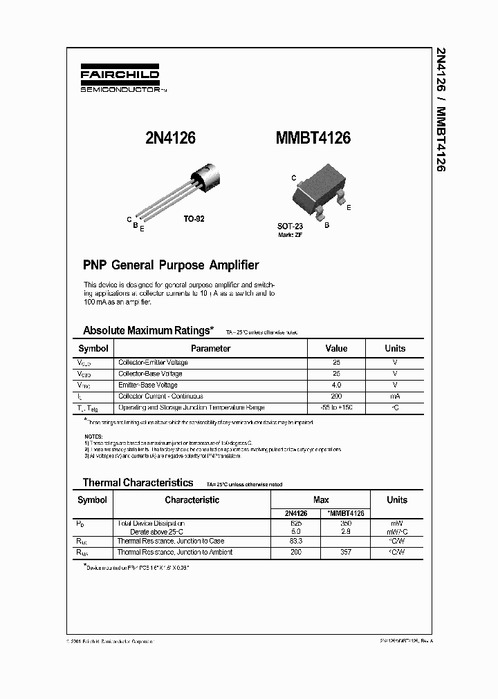 2N4126TA_9089180.PDF Datasheet