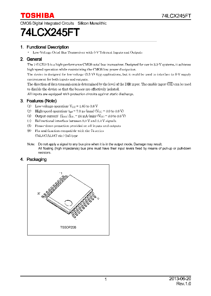 74LCX245FT_9092362.PDF Datasheet