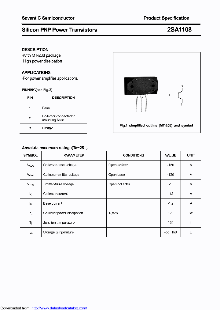 2SA1108_9093806.PDF Datasheet