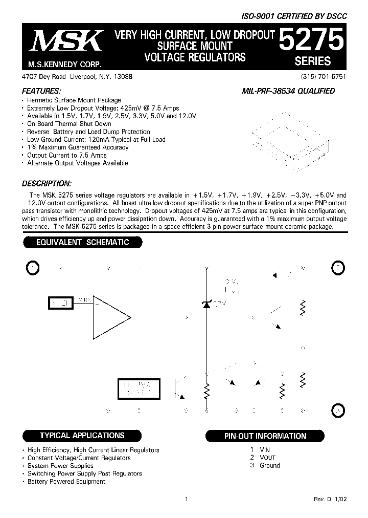 MSK5275-33E_9094945.PDF Datasheet