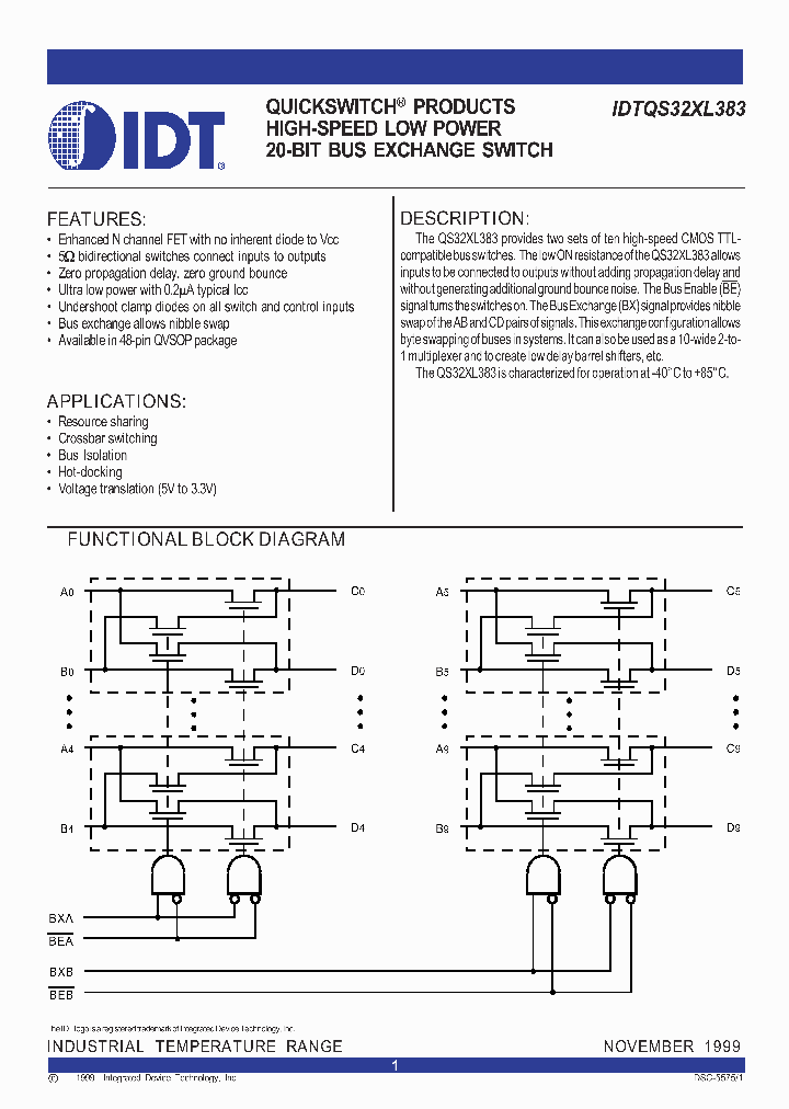 QS32XL383Q1_9095115.PDF Datasheet