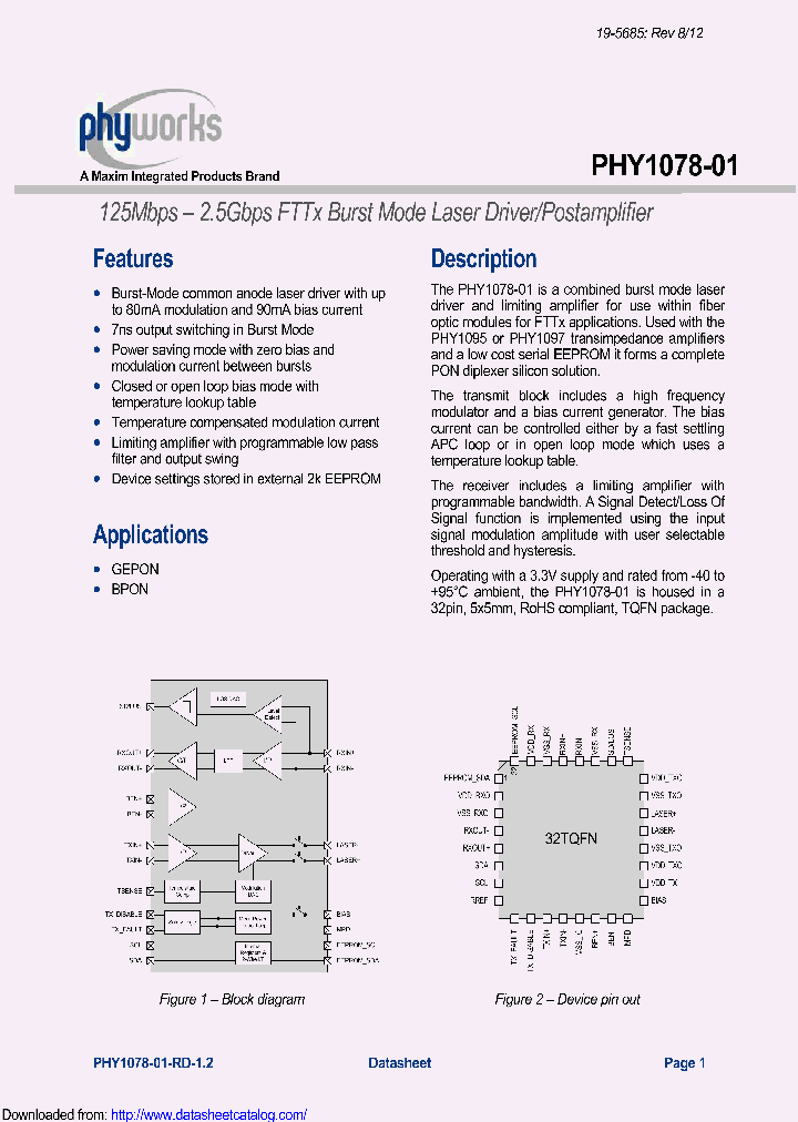 PHY1078-01QT-BR_9098987.PDF Datasheet