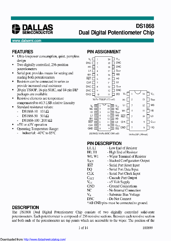 DS1868E-100TR_9100395.PDF Datasheet