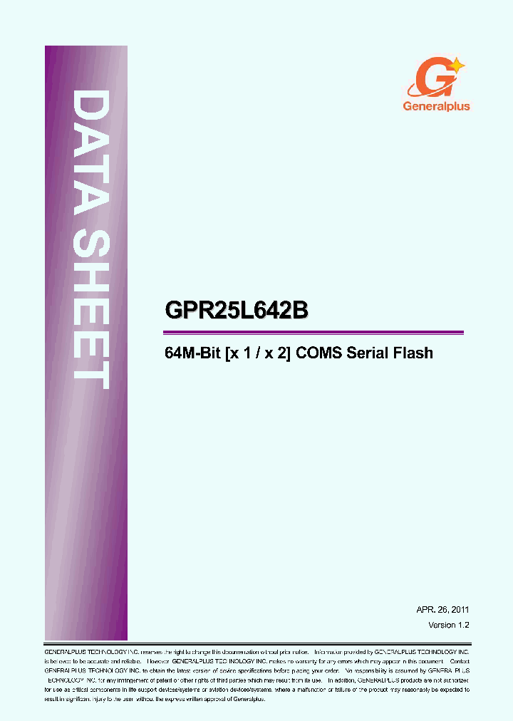 GPR25L642B-HS13X_9104325.PDF Datasheet