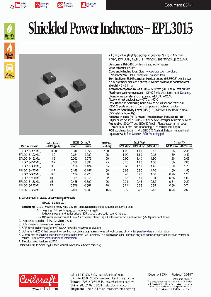 EPL3015-901ML_9105773.PDF Datasheet