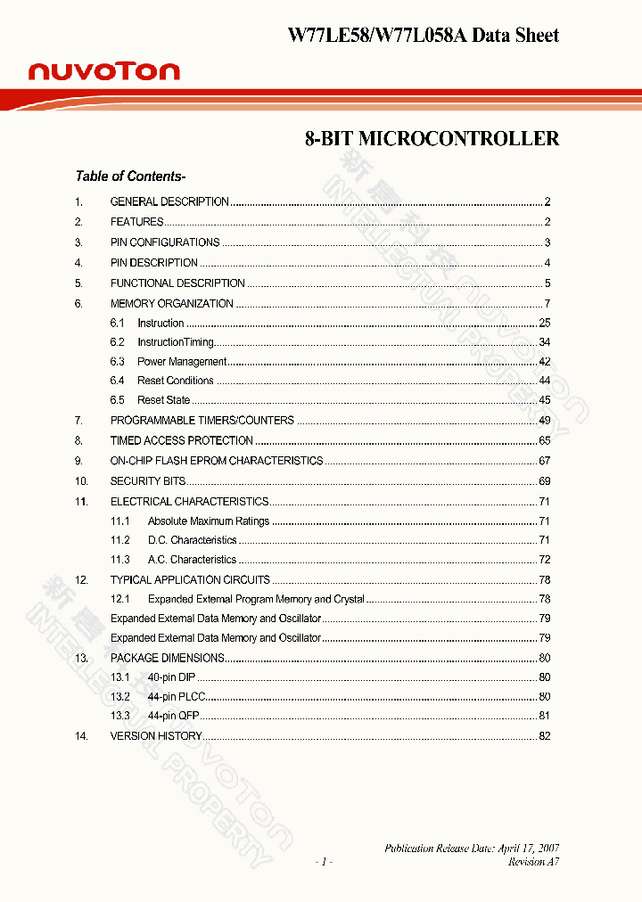 W77L058A25DL_9106302.PDF Datasheet