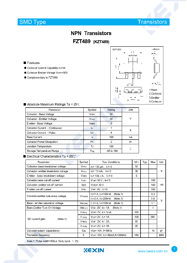 FZT489_9107636.PDF Datasheet