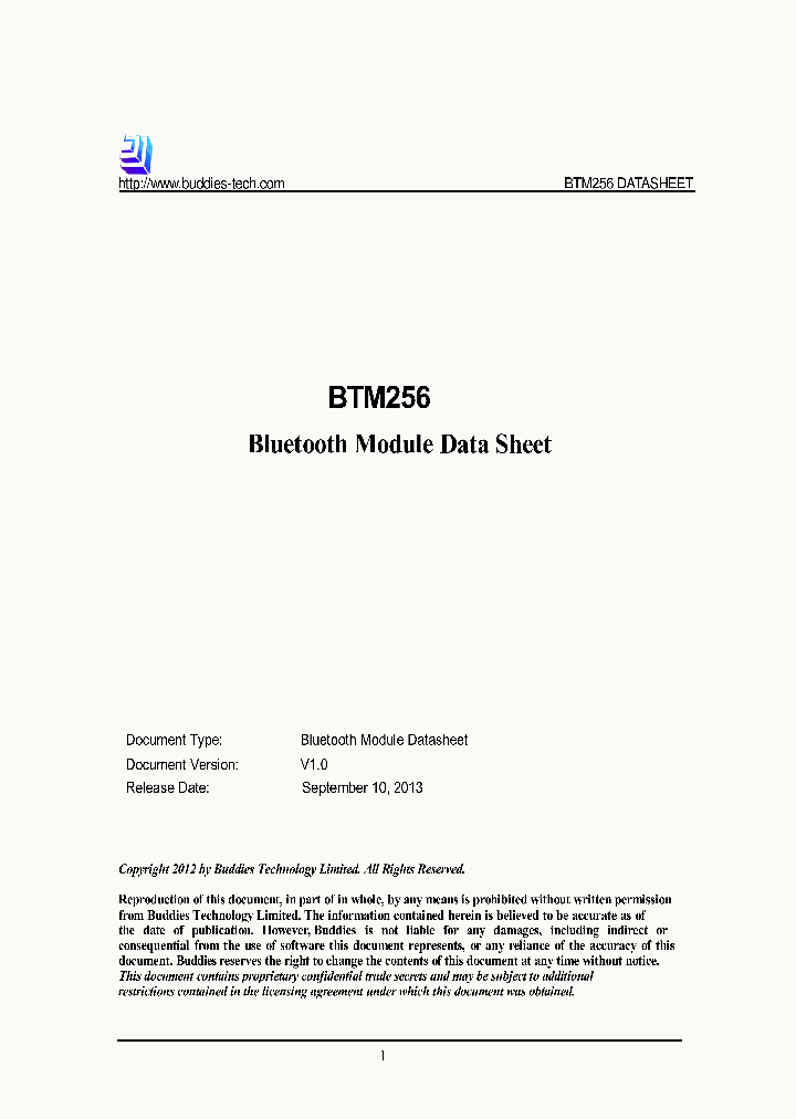 BTM256_9109714.PDF Datasheet