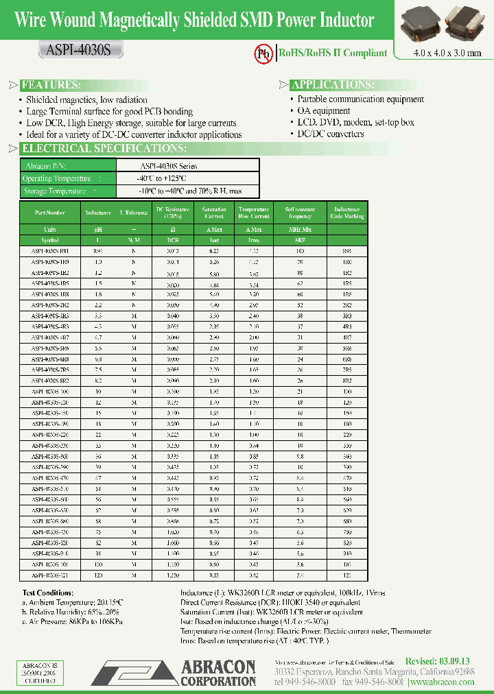 ASPI-4030S-100_9110566.PDF Datasheet