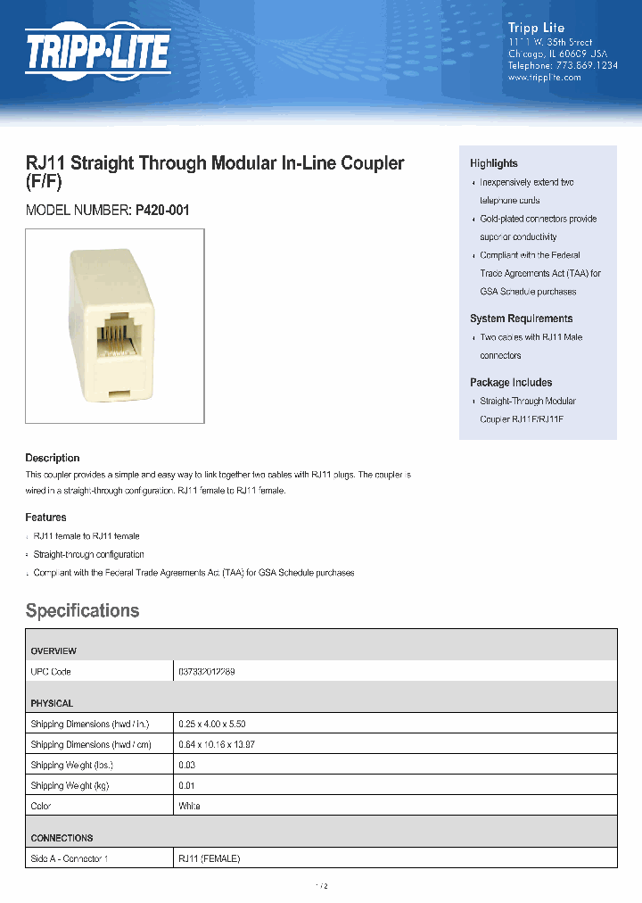 P420-001_9112942.PDF Datasheet